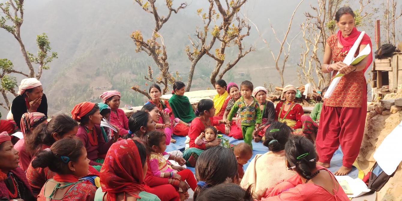 Community Discussion Center in Dailekh. Photo by: Aarati Sharma/Oxfam Community Discussion Center in Dailekh. Photo by: Aarati Sharma/Oxfam